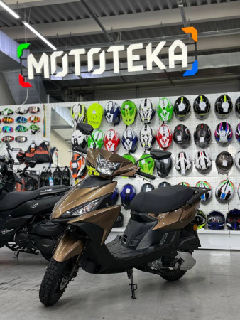 Скутер Мотомир AXIS 49.5 (150) коричневый - купить с доставкой, по выгодной цене в интернет-магазине Мототека